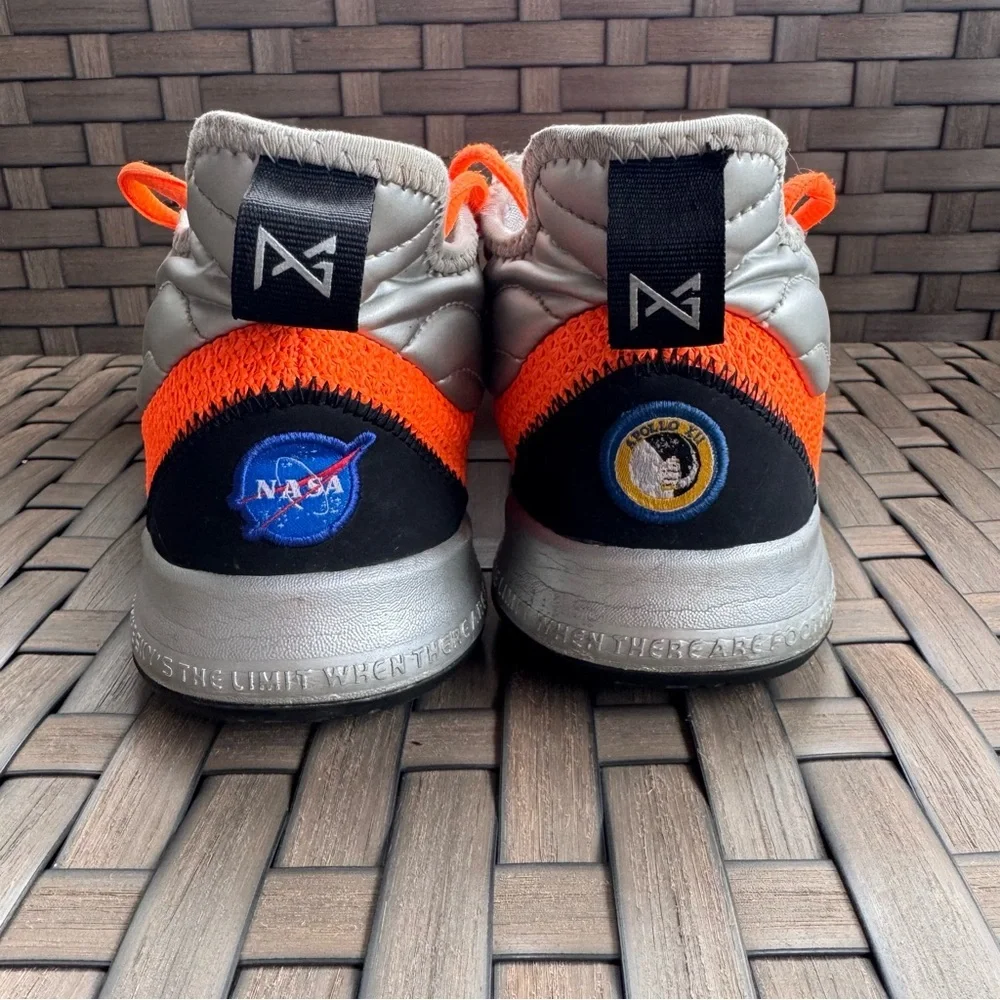 Nike Youth Kids'‎ PG 3 NASA Armstrong Apollo XII Total Orange Sneakers Size 6Y